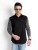 rodid men solid casual black shirt RS15A0BCM2