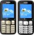 Ssky N230 Power Combo of Two Mobiles(Black&Silver, Gold&Black)