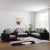 bharat lifestyle ocea fabric 3 + 2 + 1 black grey sofa set