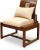 exclusivelane madhubani & dhokra work teak wood king size sofa cum solid wood 2 seater(finish color