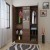 flipkart perfect homes andes engineered wood 3 door wardrobe(finish color - walnut, mirror included