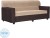 bharat lifestyle prince fabric 3 seater  sofa(finish color - cream brown)