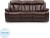 evok leatherette manual recliners(finish color - dark brown)