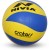 nivia craters volleyball - size: 4(pack of 1, blue, yellow)