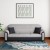 bharat lifestyle new sagittarius fabric 3 seater  sofa(finish color - black grey)