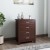 hometown renley engineered wood free standing chest of drawers(finish color - beech chocolate)