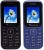 mymax m30 combo of two mobiles(black&blue)