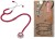 MSI Original Microtone Burgundy Stethoscope with Black and Pink tube with Ear Piece and Diaphragm A