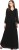 la zoire women maxi black dress LZA299-299-BK