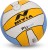 nivia pu - 5000 volleyball - size: 4(pack of 1, white, blue, yellow)