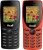 Hicell C1 Tiger Combo of Two Mobiles(Black, Orange)