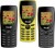 Hicell C1 Tiger Pack of Three Mobiles(Black$$Grey$$Yellow)