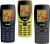 Hicell C1 Tiger Pack of Three Mobiles(Grey$$Yellow$$Blue)