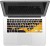 GADGETS WRAP GWSD-2834 Printed YELLOW BLACK Laptop Keyboard Skin(Multicolor)