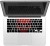 GADGETS WRAP GWSD-1419 Printed dark red skull Laptop Keyboard Skin(Multicolor)