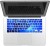 GADGETS WRAP GWSD-1234 Printed Blue Abstract 2 Laptop Keyboard Skin(Multicolor)