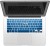GADGETS WRAP GWSD-1251 Printed Blue Smile Laptop Keyboard Skin(Multicolor)