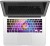 GADGETS WRAP GWSD-1338 Printed COLOR SWRILS MIXING Laptop Keyboard Skin(Multicolor)