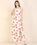 harpa women maxi multicolor dress GR2280CREAM