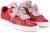 puma basket heart wn s sneakers for women(maroon)