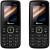 Mymax M43 Combo of Two Mobiles(Black&Black)