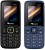 Mymax M43 Combo of Two Mobiles(Black&Blue)