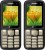 Ssky N230 Power Combo of Two Mobiles(Black & Gold)