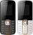 I Kall K301 New Combo of Two Mobiles(Black & White)