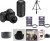 nikon d3500 (with basic accessory kit) dslr camera body with dual lens: 18-55 mm f/3.5-5.6 g vr and