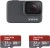 gopro hero 7 silver (memory bundle) sports and action camera(silver, 10 mp)