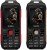 Niamia Cad V Combo of Two Mobiles(Red, Gold)