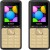 Niamia Cad IV Combo of Two Mobiles(Gold)