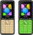 Niamia Cad IV Combo of Two Mobiles(Gold&Green)