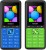 Niamia Cad IV Combo of Two Mobiles(Green&Blue)