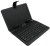 VibeX 7inch Keyboard case with Micro USB for tablet Wired USB Tablet Keyboard(Taupe Black)