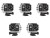 mobilza 4k (pack of 5)ultra hd water resistant sports action camera sports and action camera(black,