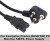 RUNEECH PWRCBLECORD-PWRCBLE 1 m Power Cord(Compatible with DEKSTOP, PRINTER, UPS, CPU, XBOX, Black,
