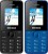 Heemax H3 Combo of Two Mobiles(Blue, Black)