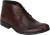 red tape men leather chukka brogue lace up for men(brown)