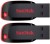 SanDisk USB DRIVE 16 GB Pen Drive(Black, Red)