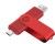 Pankreeti PKT1274 Swivel OTG 256 GB Pen Drive(Red)