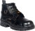 j.k. steel black safety shoe with steel toe boots for men(black)