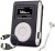 InEffable DEEP BASS Stylish Mini Rechargeable Shuffle MP3 Player Digital Display Mini Mp3 Player wi