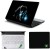 Namo Arts Dark Iron Man Laptop Accessories Combo - Laptop Skin Sticker, Mouse Pad and Palmrest Skin