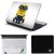Namo Arts Sad Minion Laptop Accessories Combo - Laptop Skin Sticker, Mouse Pad and Palmrest Skin fo