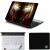 Namo Arts Iron Man Helmet Laptop Accessories Combo - Laptop Skin Sticker, Mouse Pad and Palmrest Sk