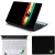 Namo Arts Rasta Weed Laptop Accessories Combo - Laptop Skin Sticker, Mouse Pad and Palmrest Skin fo