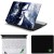 Namo Arts Joker Abstract Laptop Accessories Combo - Laptop Skin Sticker, Mouse Pad and Palmrest Ski