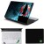 Namo Arts Naruto Laptop Accessories Combo - Laptop Skin Sticker, Mouse Pad and Palmrest Skin for 15