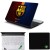 Namo Arts FCB Barcelona Laptop Accessories Combo - Laptop Skin Sticker, Mouse Pad and Palmrest Skin
